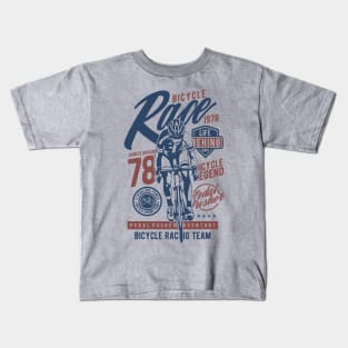 Bicycle Cycle Racing Vintage Design Kids T-Shirt